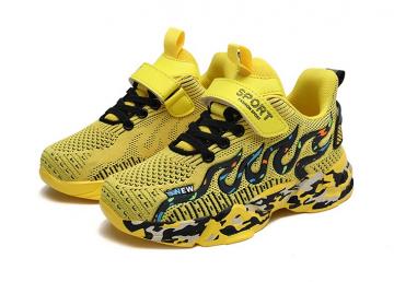 Comfort Breathable Running Shoes HXTT99812 Yellow Black