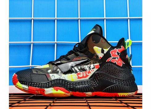 New Grade Basketball Shoes HZJ82517 Black Red