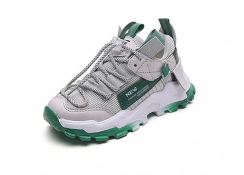 Comfort Breathable Running Shoes HXT210613 Grey Green