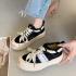 2022 Trending Casual Shoes Cream White Black LGA52019