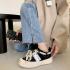 2022 Trending Casual Shoes Cream White Black LGA52019