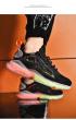 Breathable Flyknit Running Shoes WPA16524 Black Yellow Orange